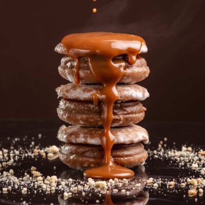 Alfajores Artesanales de Dulce de leche y chocolate x6