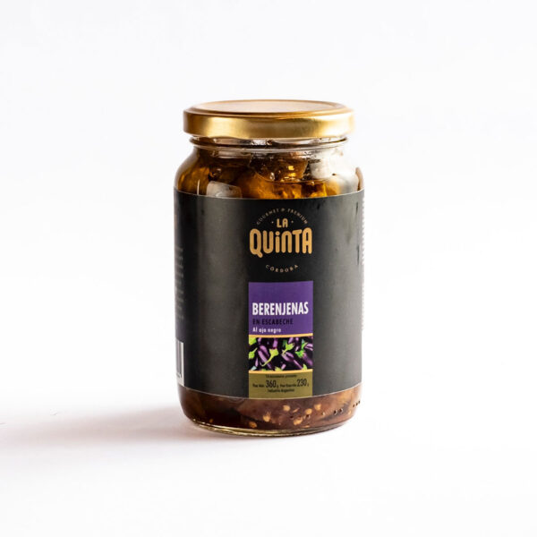 Escabeche de berenjena con ajo negro