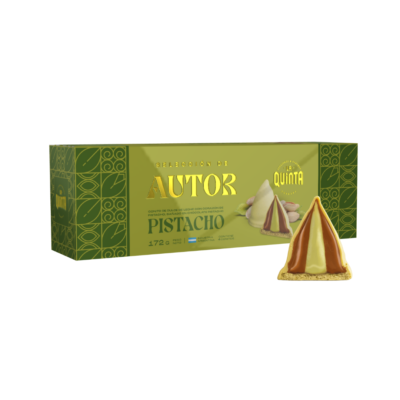 Conitos de Pistacho Bañados en Chocolate