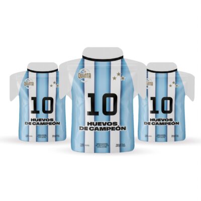 Doy pack Mundialista con 10 Huevos de Pascua de Chocolate con Leche